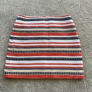 Loft striped skirt